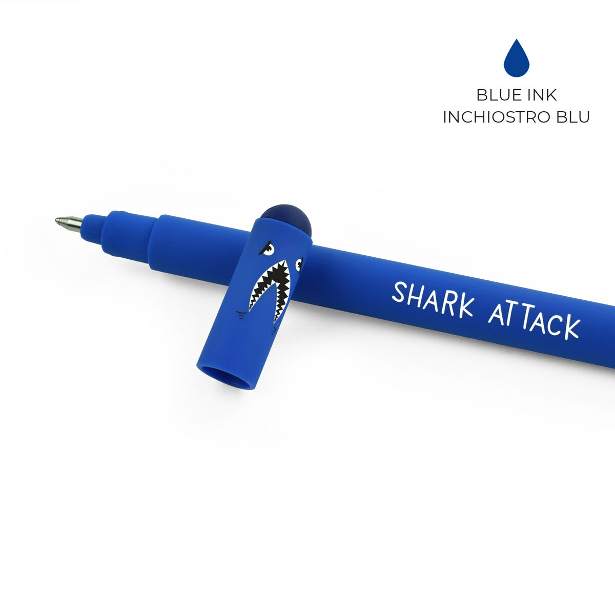 Penna Gel Cancellabile LEGAMI Shark blue ink
