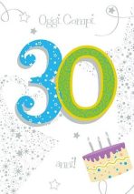 Biglietto Auguri 60° Compleanno Blu - Coseidea